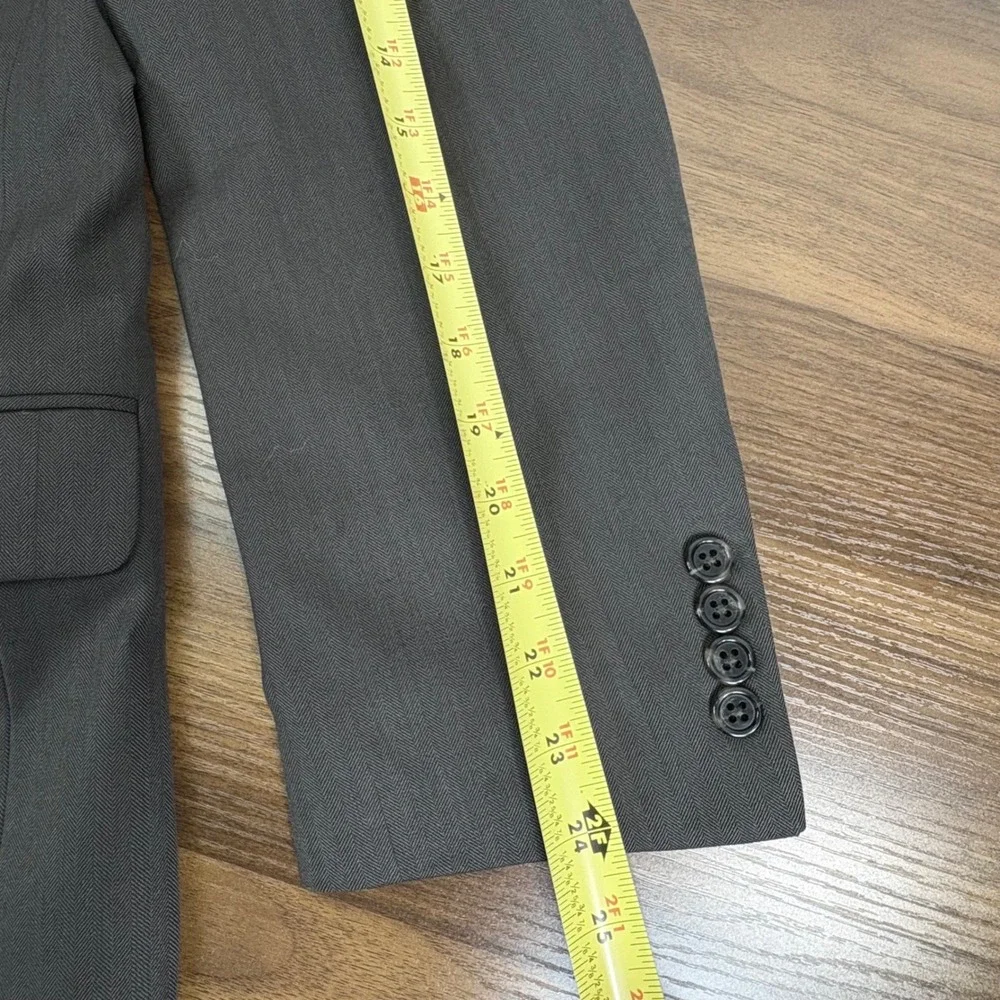 Jos A Bank Signature Collection 2 Piece Gray Wool‎ Tailored Fit Suit 42R 36x31